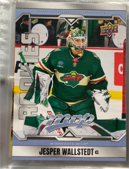 2024-25 Upper Deck MVP #237 Jesper Wallstedt — front