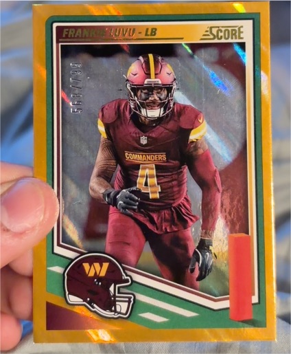 2025 Panini Score #108 Frankie Luvu — front