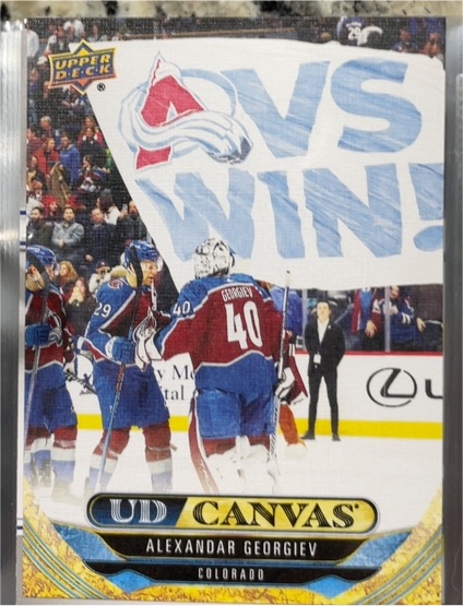2024-25 Upper Deck #C182 Alexandar Georgiev UD Canvas — front