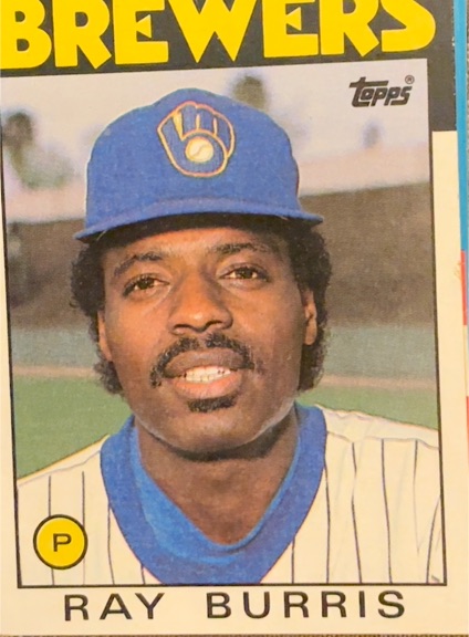 1986 Topps #106 Ray Burris — front