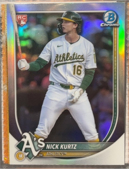 2025 Bowman Chrome #93 Nick Kurtz — front
