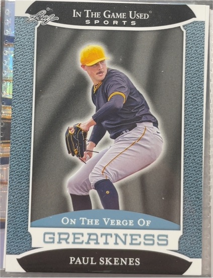 2024 Leaf In The Game Used #VG-43 Paul Skenes — front