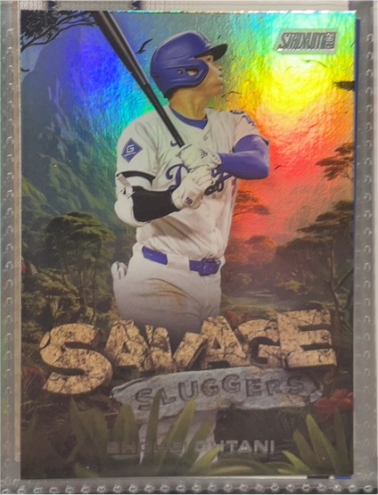 2025 Topps Stadium Club #SS-7 Shohei Ohtani Savage Sluggers — front