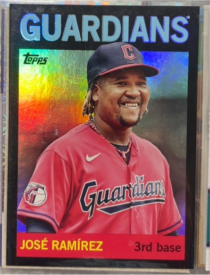 2025 Topps Archives #86 José Ramírez — front