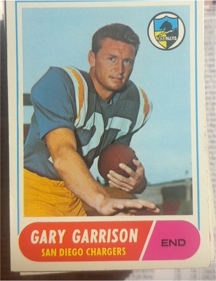 1968 Topps #36 Gary Garrison — front