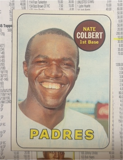 1969 Topps #408 Nate Colbert — front
