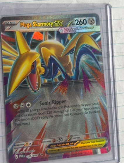 2013 Pokémon Mega Skarmory EX #055 — front