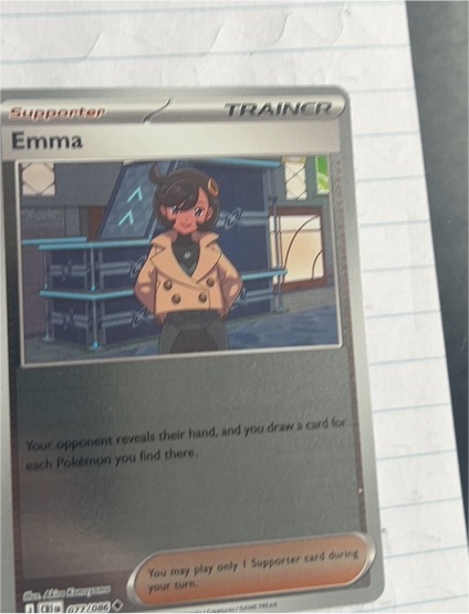 2026 Pokémon Chaos Rising #077 Emma — front