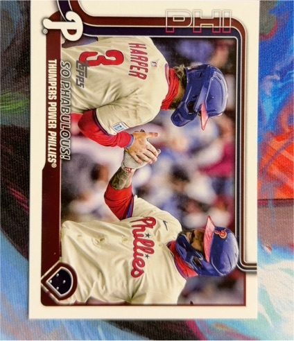 2025 Topps Update #US107 So Phabulous! Bryce Harper / Nick Castellanos — front
