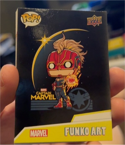 2023 Upper Deck Funko Art #AF-7 Captain Marvel — front