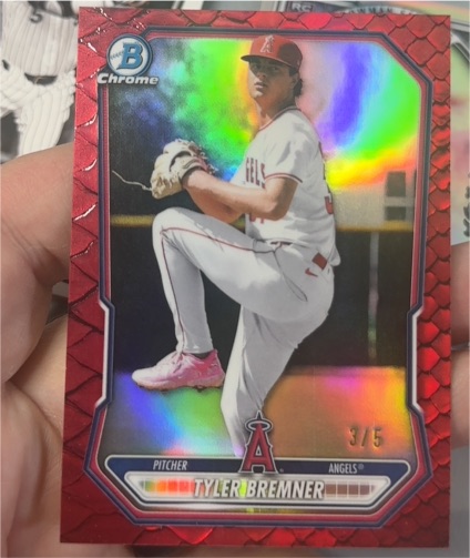 2026 Bowman Chrome #BCP-9 Tyler Bremner — front