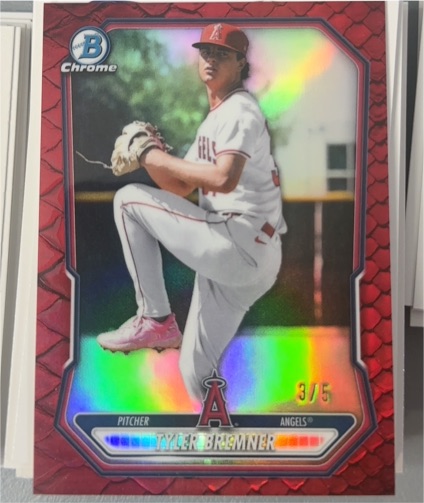 2026 Bowman Chrome #BCP-9 Tyler Bremner — front