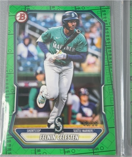 2023 Bowman Draft #BD-178 Felnin Celesten — front