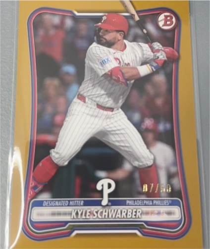 2026 Bowman #20 Kyle Schwarber — front