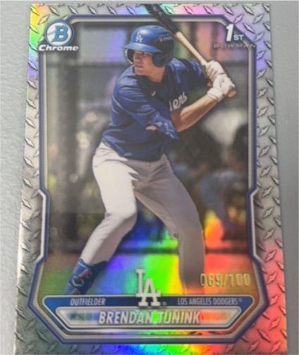 2026 Topps Bowman Chrome #BCP-59 Brendan Tunink — front