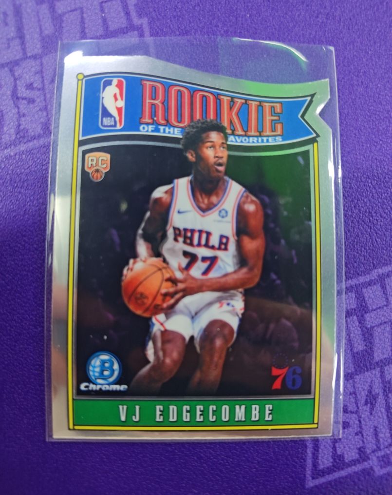 2025 Bowman Chrome Rookie of the Year Favorites #RY-3 VJ Edgecombe — front