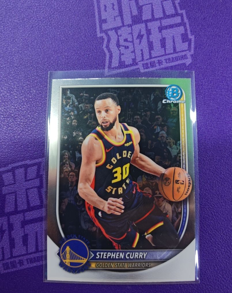 2025 Bowman Chrome #BCV-115 Stephen Curry — front