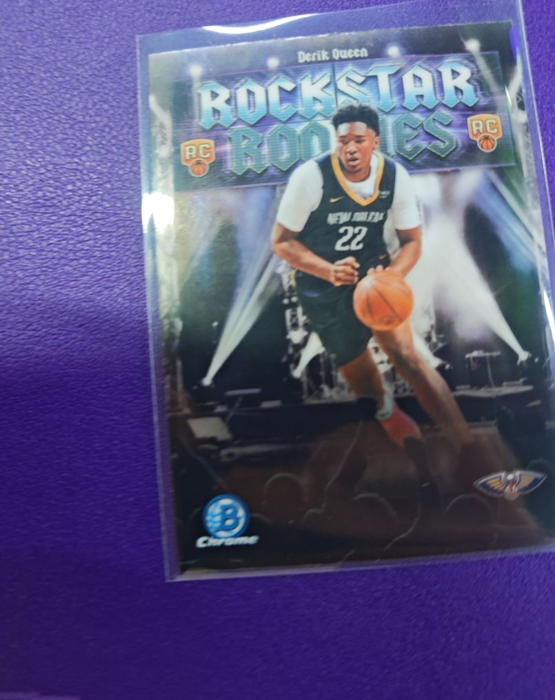 2025-26 Bowman Basketball Rockstar Rookies #RR-13 Derik Queen — front