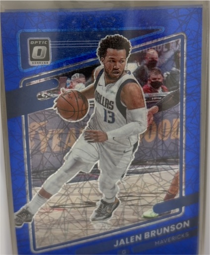 2021-22 Panini Donruss Optic #97 Jalen Brunson — front