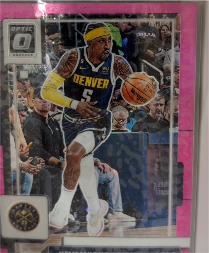 2022-23 Donruss Optic #7 Kentavious Caldwell-Pope Purple Shock Prizm — front
