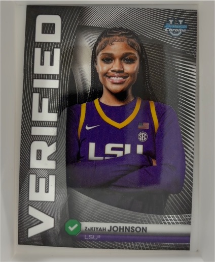 2025-26 Topps Bowman Chrome #BV-21 ZaKiyah Johnson — front