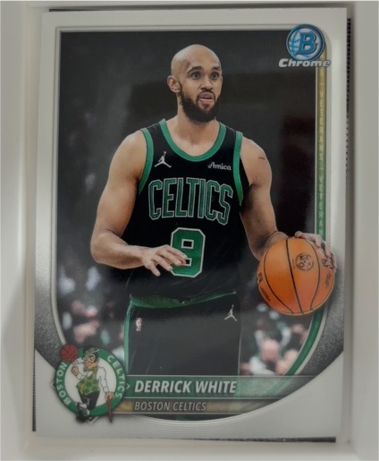 2025-26 Bowman Chrome #BCV-58 Derrick White — front