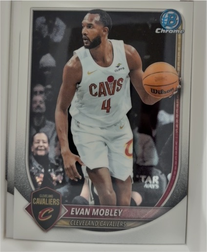 2025-26 Bowman Chrome #BCV-93 Evan Mobley — front