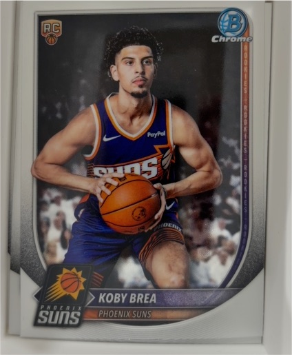2025-26 Bowman Chrome #BCV-42 Koby Brea — front