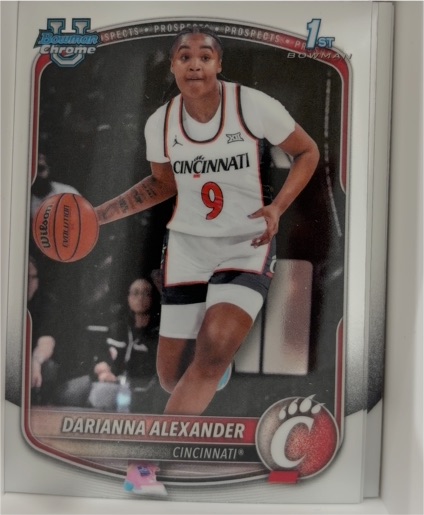 2025-26 Bowman Chrome #BCP-69 Darianna Alexander — front