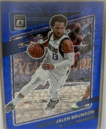 2021-22 Panini Donruss Optic #97 Jalen Brunson — front