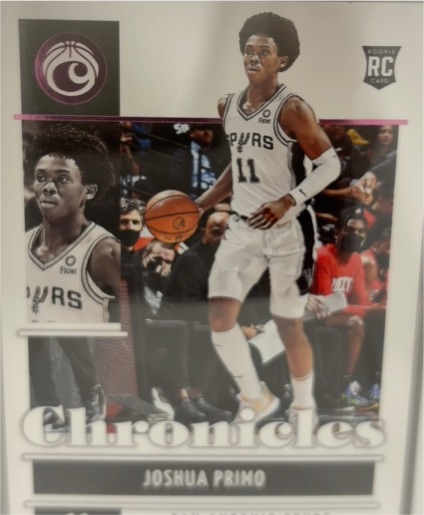 2021-22 Panini Chronicles #29 Joshua Primo — front
