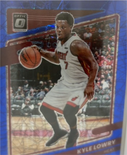 2021-22 Panini Donruss Optic #6 Kyle Lowry Blue Velocity — front