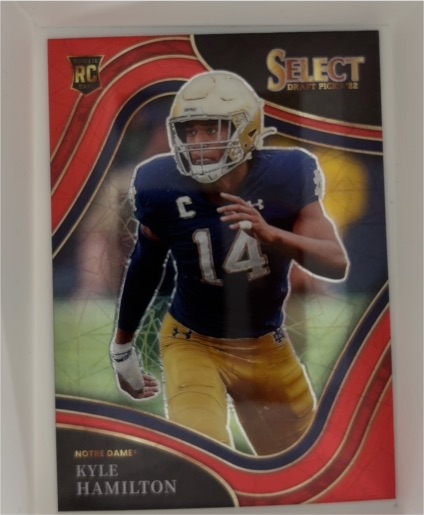 2022 Panini Select Draft Picks #119 Kyle Hamilton — front