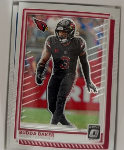 2025 Donruss Optic #18 Budda Baker — front