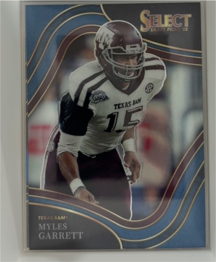 2022 Panini Select Draft Picks #152 Myles Garrett — front