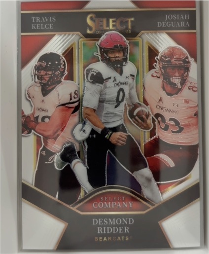 2022 Panini Select Draft Picks Select Company #SC-CIN Desmond Ridder — front