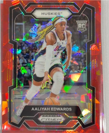2024 Panini Prizm Draft Picks #3 Aaliyah Edwards — front
