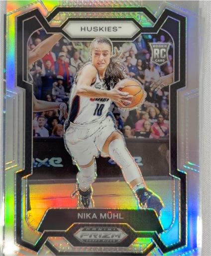 2024 Panini Prizm Draft Picks #15 Nika Mühl Silver Prizm Rookie Card — front