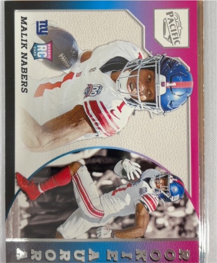 2024 Panini Encore #6 Malik Nabers Rookie Aurora — front