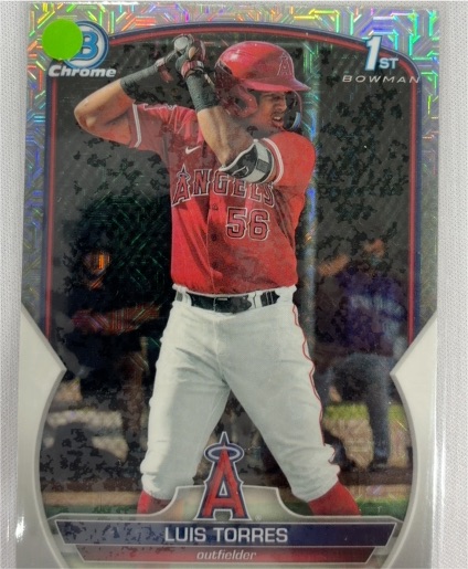2023 Bowman Chrome #BCP-155 Luis Torres — front