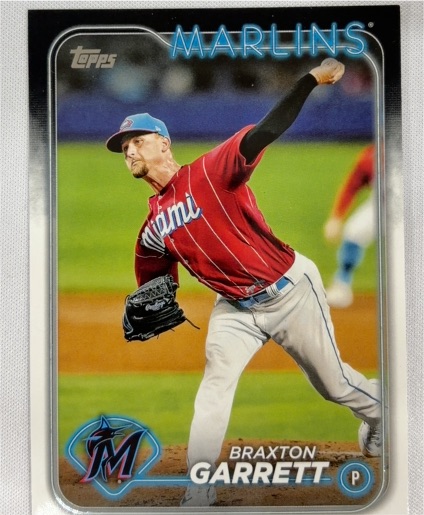 2024 Topps #323 Braxton Garrett — front