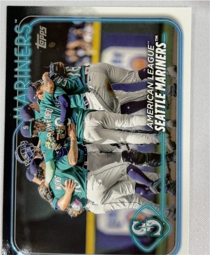 2024 Topps Series 1 #241 Seattle Mariners — front