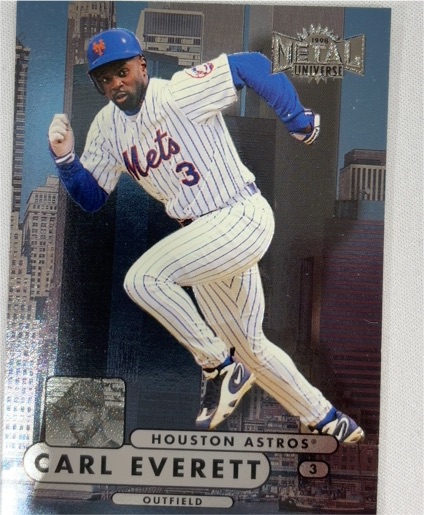 1998 Fleer/Skybox Metal Universe #159 Carl Everett — front