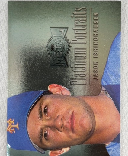 1996 Fleer Metal Universe Platinum Portraits #4 Jason Isringhausen — front