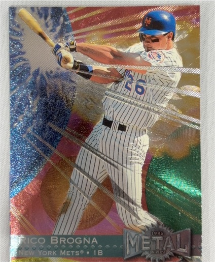 1996 Fleer Skybox Metal Universe #198 Rico Brogna — front