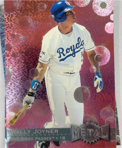 1996 Fleer Metal Universe #239 Wally Joyner — front