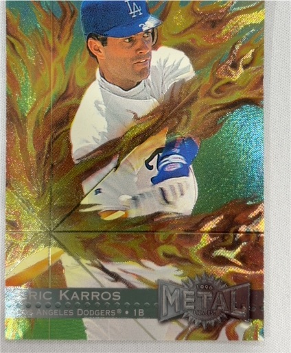 1996 Fleer Metal Universe #183 Eric Karros — front