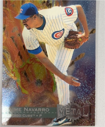1996 Fleer Metal Universe #143 Jaime Navarro — front