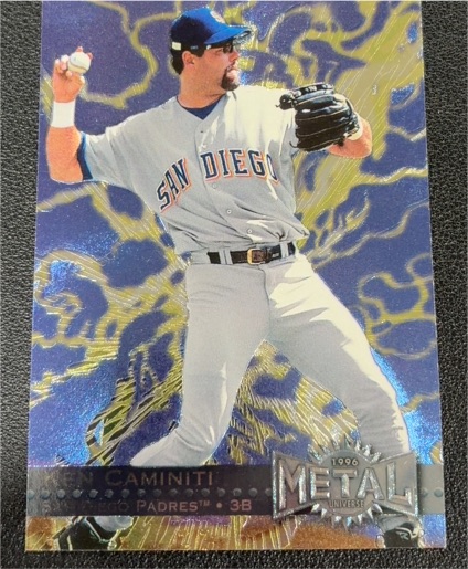 1996 Fleer Skybox Metal Universe #233 Ken Caminiti — front