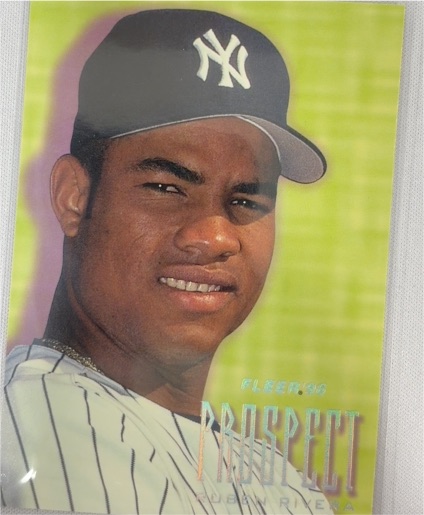 1996 Fleer #8 Ruben Rivera Prospects — front
